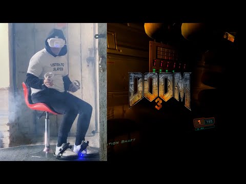 Cybershoes for Oculus Quest - Doom3Quest & Arizona Sunshine Gameplay