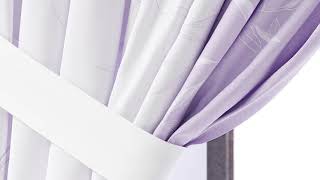 Комплект штор «Лиронефис (фиолетовый)» — видео о товаре