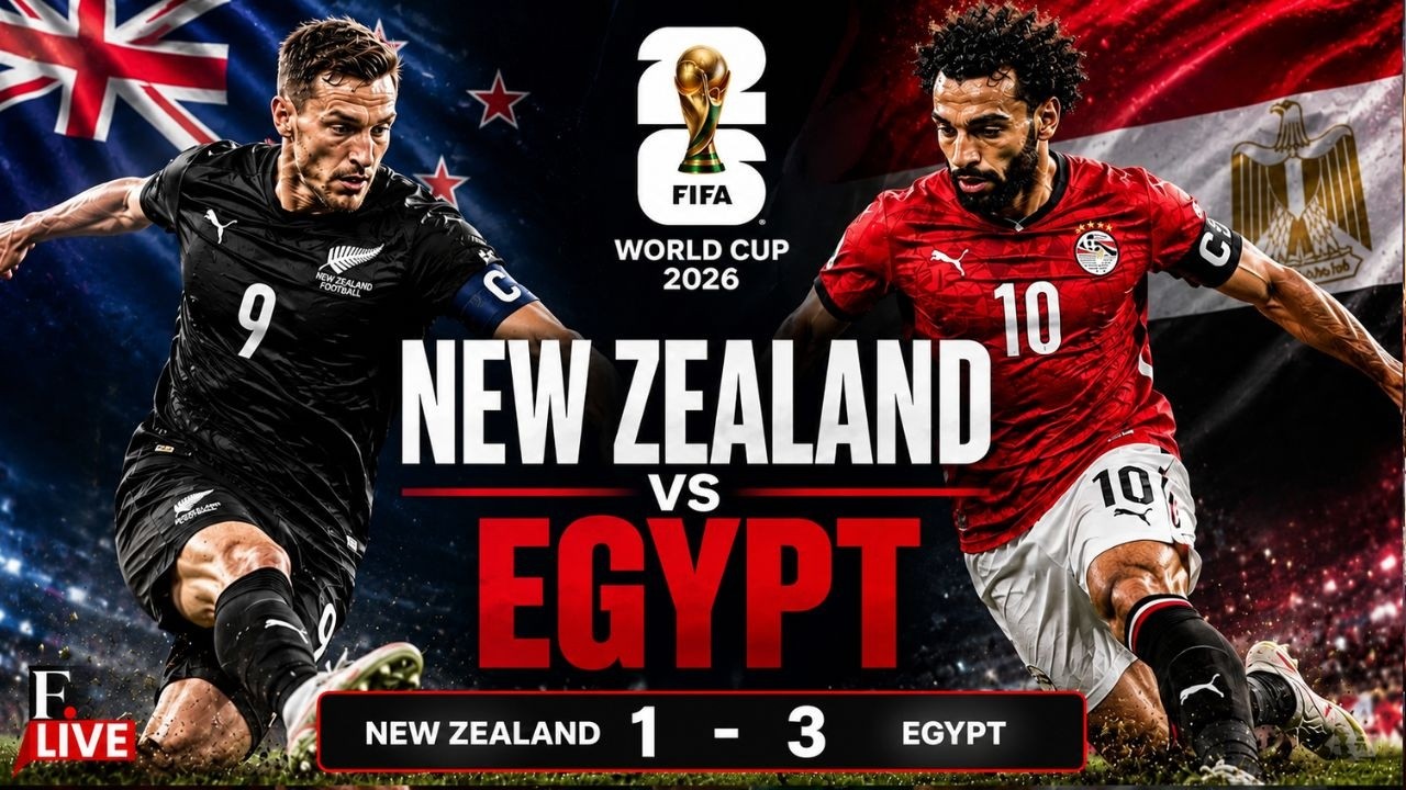 🔴 New Zealand vs Egypt LIVE | FIFA World Cup 2026 | Chris Wood | Mohamed Salah