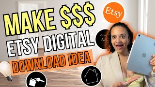 How to CREATE this SIMPLE DIGITAL DOWNLOAD PRODUCT that SELLS on Etsy! Canva Tutorial & Tips!
