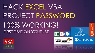 How to reset forgotten Excel VBE or VBA Project password - Part-1