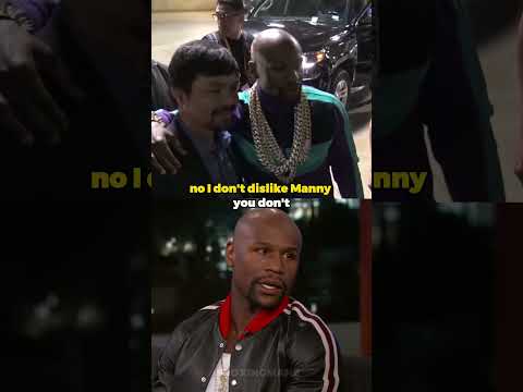 Floyd Mayweather was asked if he like McGregor and Pacquiao