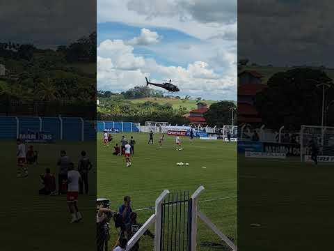 Presença do GRAER PMGO no jogo Centro Oeste e Vila em Nerópolis...