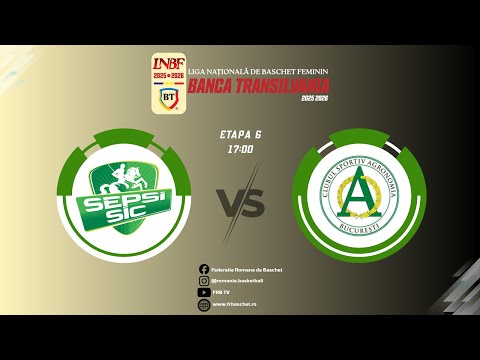 Liga Nationala de Baschet Feminin BT 25/26 -ACS Sepsi Sic Sf Gheorghe vs CS Agronomia Bucuresti
