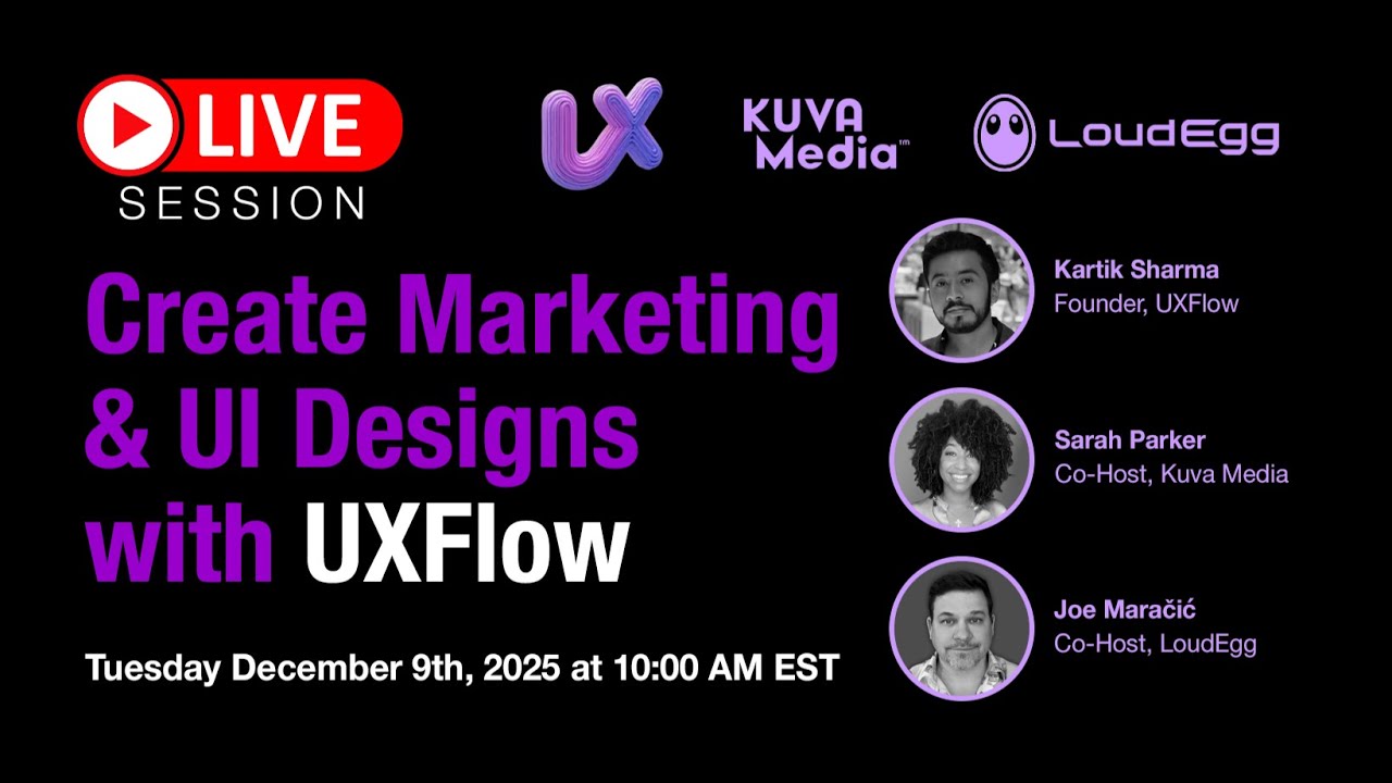 Create Marketing, Branding and UI Designs with AI - UXFlow Review