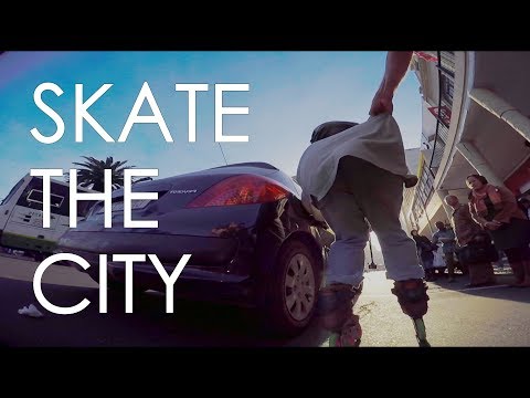 INLINE SKATING IN BIG WHEELS TRISKATES BETWEEN TRAFFIC AND OFF ROAD PATHS //  VLOG 119
