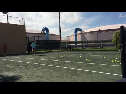 Tennis training - Sophia Savaglio