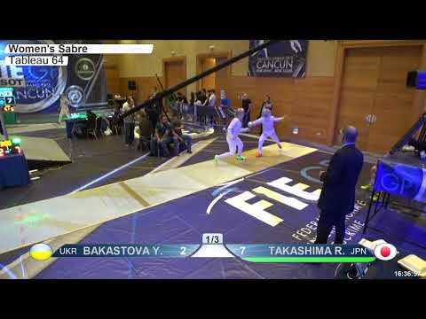 2018 152 S F Individual Cancun MEX GP T64 07 blue TAKASHIMA JPN vs BAKASTOVA UKR