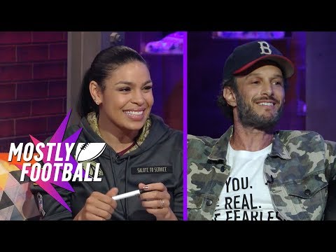 Jordin Sparks & Comedian Josh Wolf Stop By The Best Anti-Pregame Pregame Show | Mostly Football