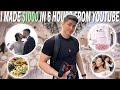 I Made $1000 In 6 Hours From YouTube | My First Wedding, Epic Weekend Vlog & More