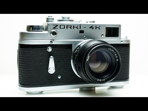 Vintage Soviet Rangefinder Camera - Zorki 4K (KMZ)