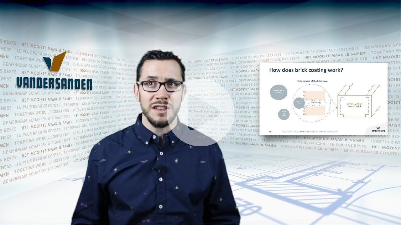 How to avoid efflorescence and stains on bricks? | Vandersanden CPD#2
