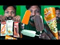 Strawberry Pineapple Blueberry Ice Cream Mukbang ASMR