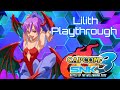 M U G E N Capcom Vs SNK X Extreme Edition Lilith Playthrough