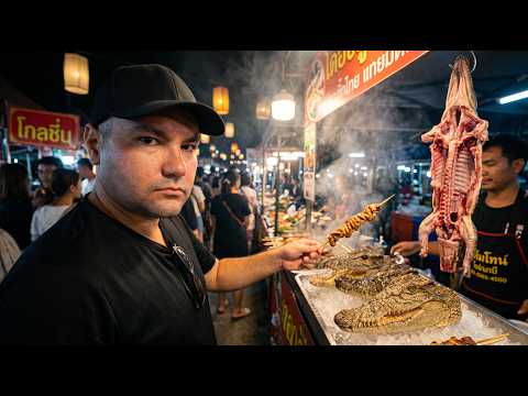 As Comidas de rua BIZARRAS da Tailândia 🇹🇭