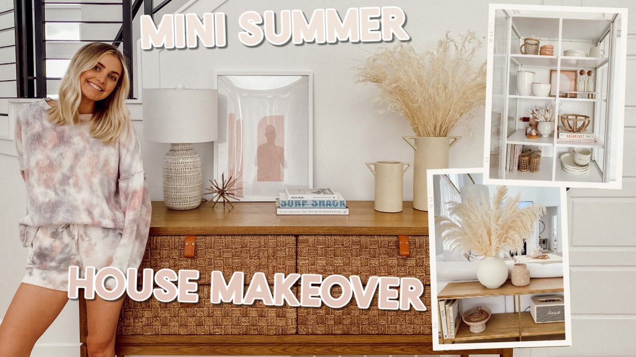 Summer house makeover + healthy grocery haul!