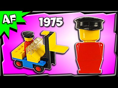 Vintage Lego 1975: Legoland Forklift #615 Stop Motion Build Review
