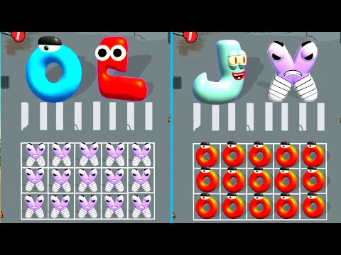 Max Level in Merge Alphabet Lore Run - Alphabet ABC Letter Battle Gameplay abcdefghijklmnopqrstuvwxy