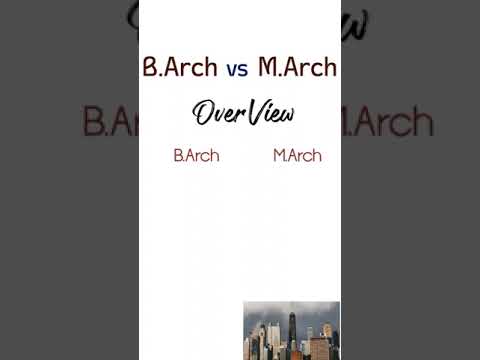 B Arch vs M Arch Which Is Better | B Arch vs M Arch Full Information | B Arch vs M Arch kya hota hai
