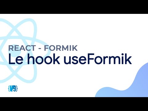 React Formik 2 Le hook useFormik
