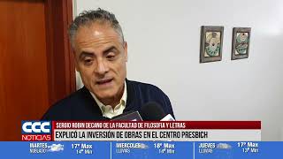 SERGIO ROBIN DECANO DE LA FACULTAD DE FILOSOFIA Y LETRAS