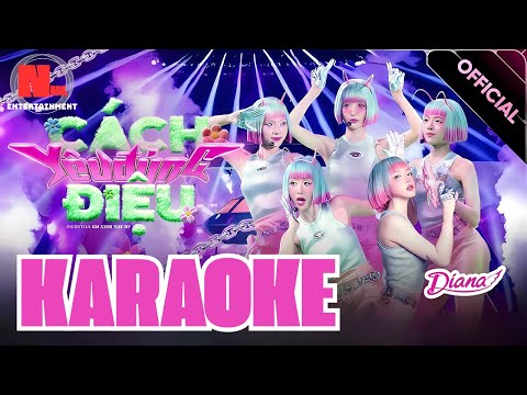 [KARAOKE] CÁCH (YÊU ĐÚNG) ĐIỆU - Bích Phương, Juky San, Quỳnh Anh Shyn, Mỹ Mỹ, Lamoon ( BEAT CHUẨN )
