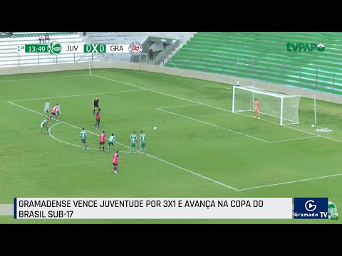 Sub-17: Veja os gols de Gramadense 3x1 Juventude
