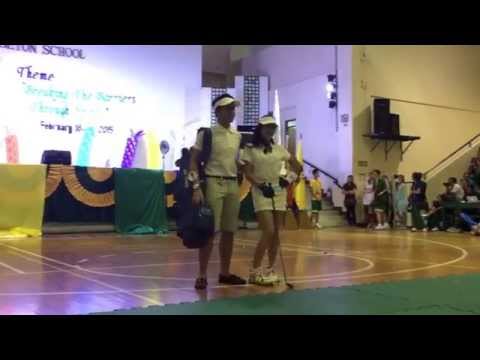 Intramurals 2015 Final Modeling Mr. And Ms. Intrams