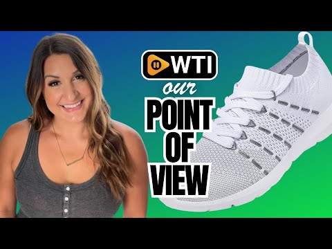 Women's Running Shoes Lightweight Comfortable Mesh Sports Shoes Casual Walking Athletic Sneakers 9 White - WTI product video review