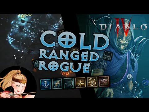 HIGH DAMAGE and SAFE Cold Ranged Rogue Build in Diablo 4!