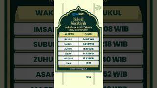 Jadwal Salat dan Imsakiyah Surabaya dan Sekitarnya, Hari Rabu 22 Maret 2023