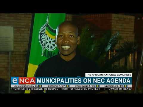 Municipalities on NEC agenda