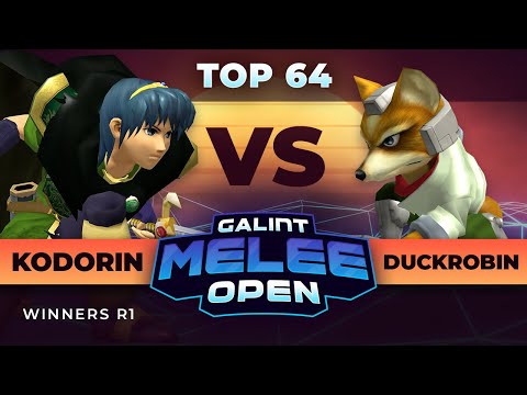 KoDoRiN (Marth) Vs. Duckrobin (Fox)  - Top 64 WR1 - Galint Melee Open: Summer 2021