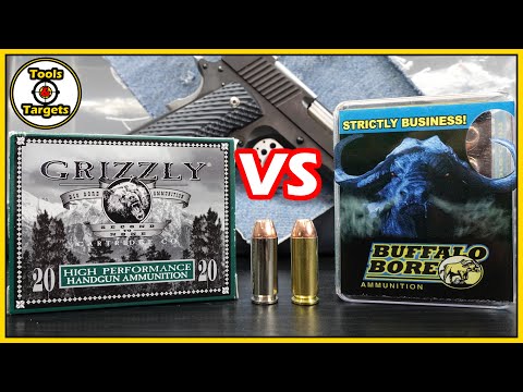 Battle of The Beasts...Buffalo Bore VS Grizzly! Testing The BEST 10MM Self-Defense AMMO!