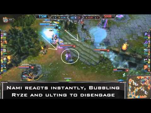 Teamfight Breakdown - TSM vs SHR Game 1 -- S4 Worlds Group B