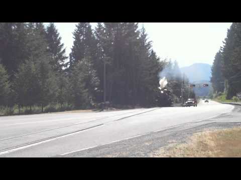 West Fork Lumber #91 crosses Highway 706