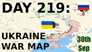Day 219: Ukraine War Map