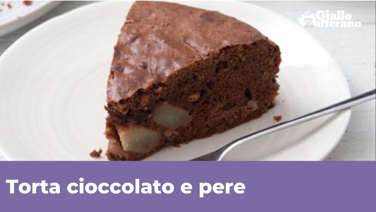 TORTA CIOCCOLATO E PERE: soffice e facilissima!