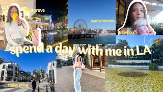 spend a day with me in LA *Santa Monica Pier, Beverly Hills, & The Grove*