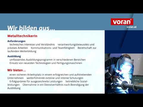 Lehre bei voran® Maschinen GmbH