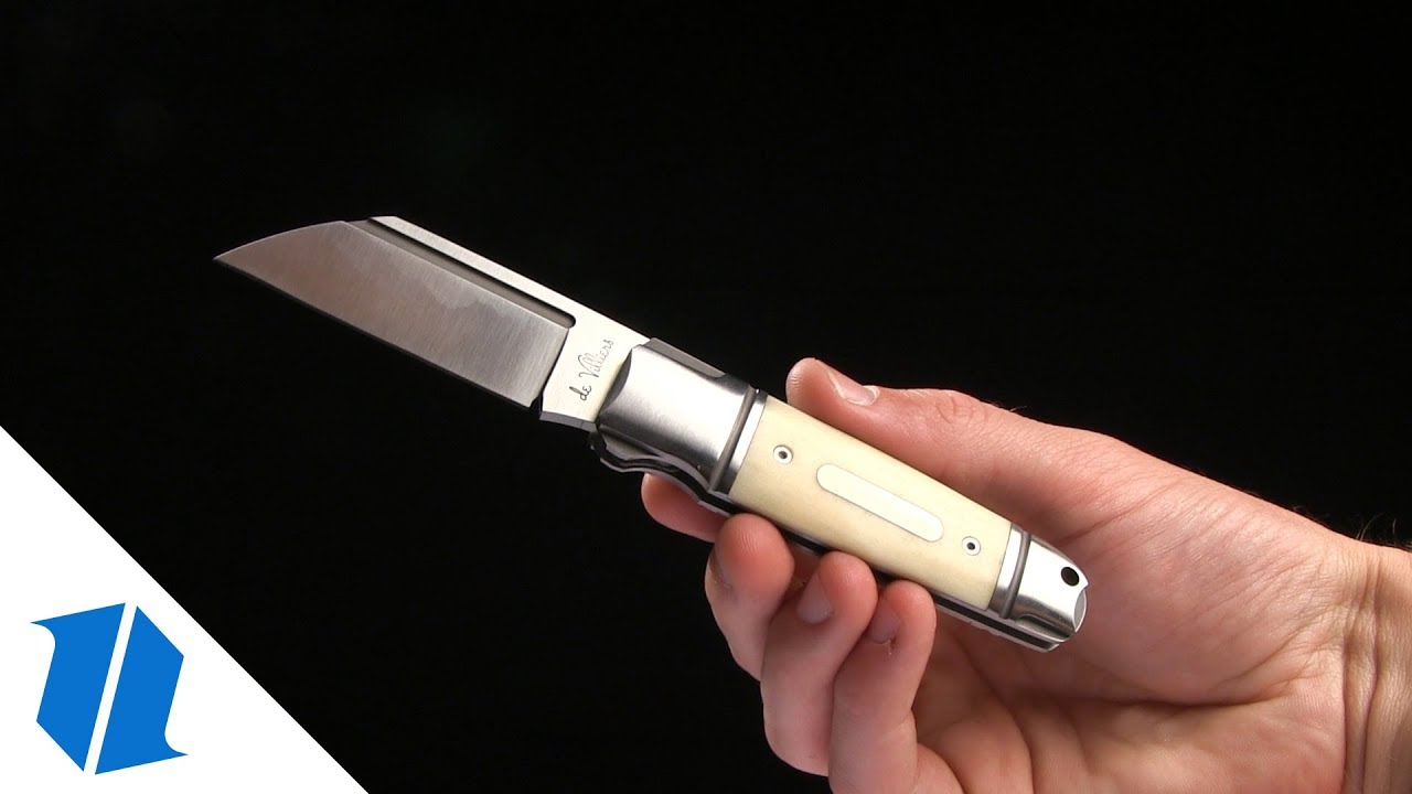 Andre de Villiers Mini Pocket Butcher Lockback Knife Ebony (2" Satin) AdV