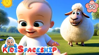 Baa baa black sheep - 3 bag full | 3D Nursery Rhymes & bedtime songs for kids | Kids Spaceship