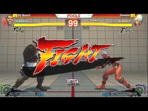 Defend the North 2015 - USF4 Pools - OG Bunch (Balrog) vs Damdai (Elena)