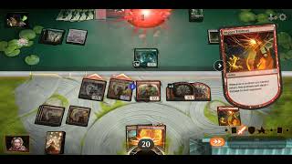 Gameplay of magic the gathering arena