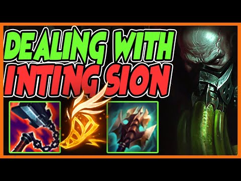 Dealing with "Inting" sion strategy [Urgot vs Sion] - League of Legends