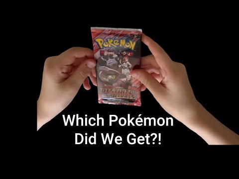 Opening Pokémon Destined Rivals Pack! Did We Get a Rare! ⚡🔥 #pokemoncards #unboxingshorts