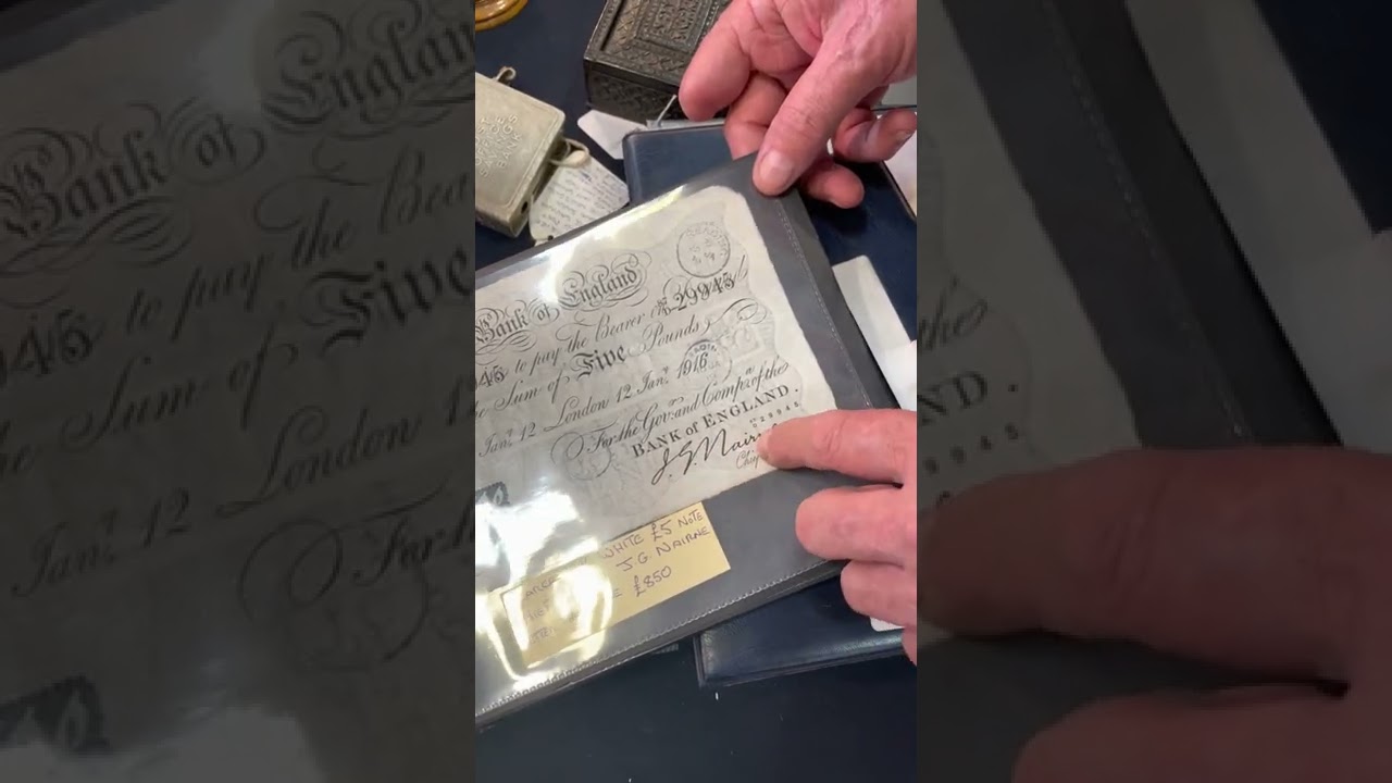 Antique Banknotes at the Festival of Antiques
