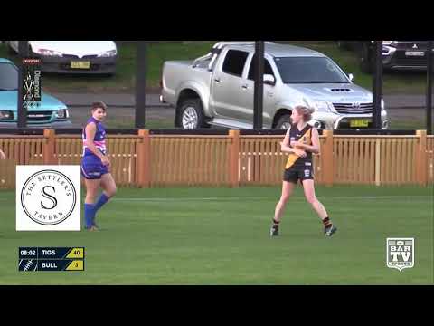 2017 BDAFL GE Women's Round Highlights - Warners Bay Bulldogs v Gosford Tigers