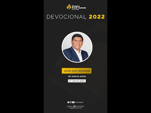Devocional - 21 de julho 2022