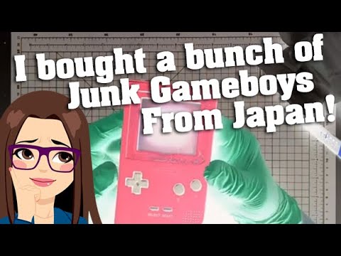 I bought a bunch of junk Game Boys from Japan!